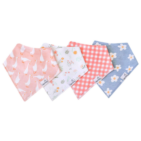 4 Pack Baby Bandana Bibs