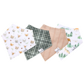 4 Pack Baby Bandana Bibs