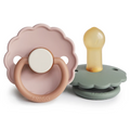 FRIGG Daisy Natural Rubber Pacifier 2-Pack 0-6 Months