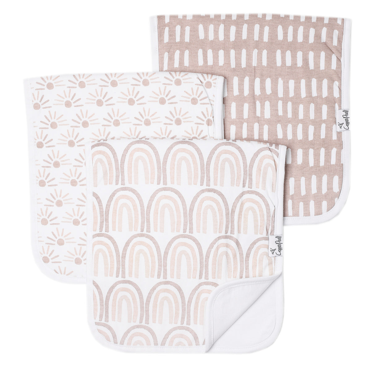 3 Pack Premium Burp Cloths