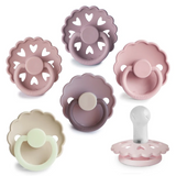 FRIGG Silicone Pacifier 6-Pack 6-18 Months