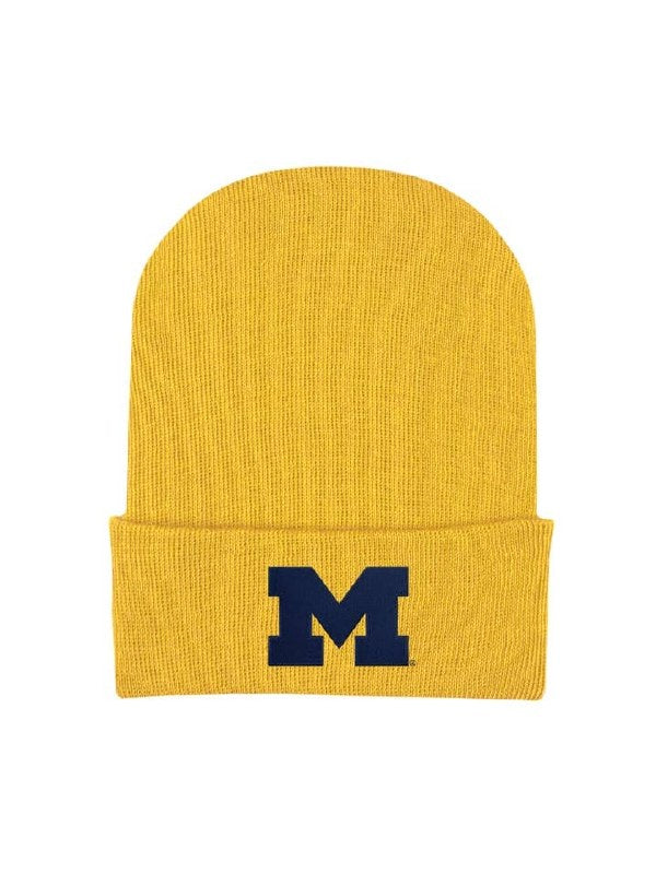 Michigan Knit Cap Gold