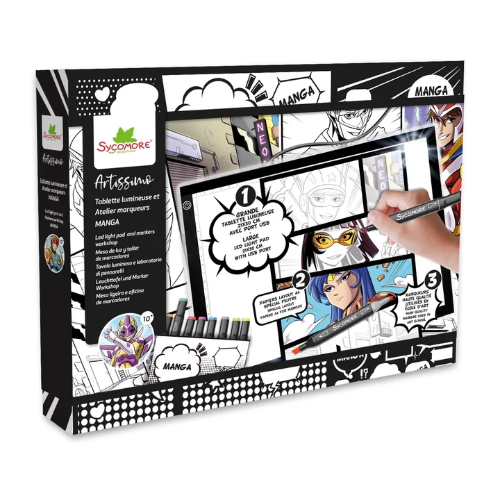 Manga - XXL+ Led Light Pad And Markers Workshop