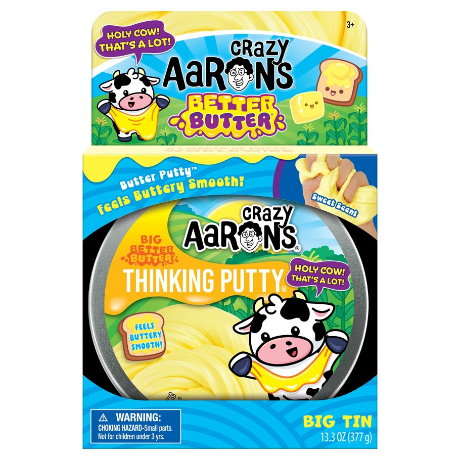 Crazy Aaron's BIG Better Butter Thinking Putty - BIG Tin