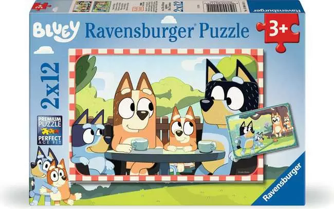 Bluey 2 x 12pc Puzzles