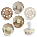 FRIGG Silicone Pacifier 6-Pack 6-18 Months