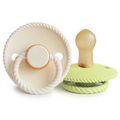 FRIGG Rope Natural Rubber Pacifier 2-Pack 6-18 Months