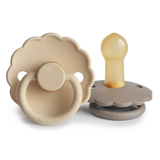FRIGG Daisy Natural Rubber Pacifier 2-Pack 0-6 Months