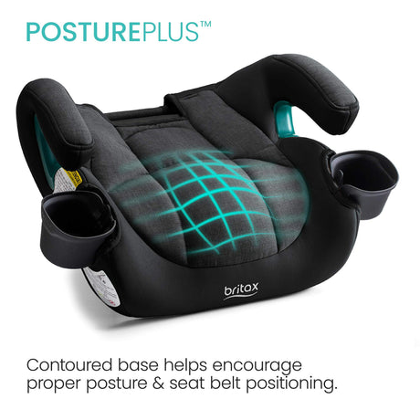 Britax UpNGo Click Backless Booster Car Seat with LATCH
