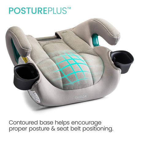 Britax UpNGo Click Backless Booster Car Seat with LATCH