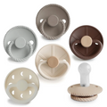 FRIGG Silicone Pacifier 6-Pack 0-6 Months
