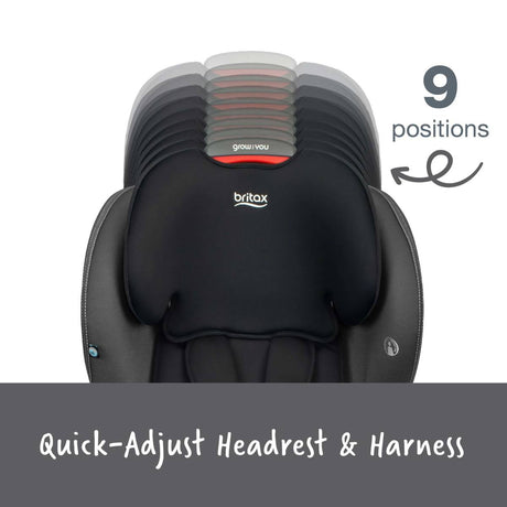 Britax Grow With You Harness-to-Booster with Safewash