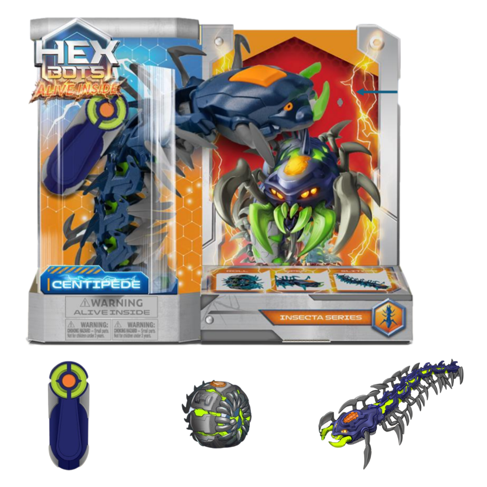 Hex Bots Alive Inside Explodapede RC