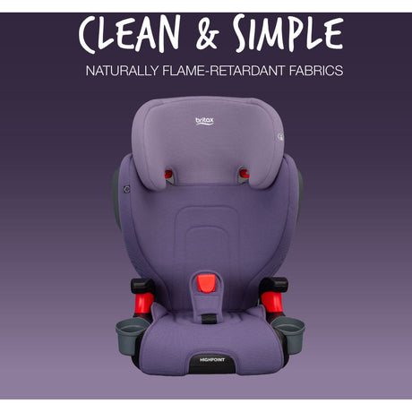 Britax Highpoint Backless Belt-Positioning Booster Seat with Safewash
