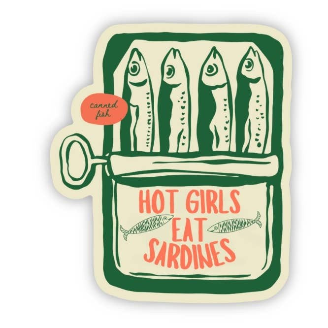Hot Girls Eat Sardines