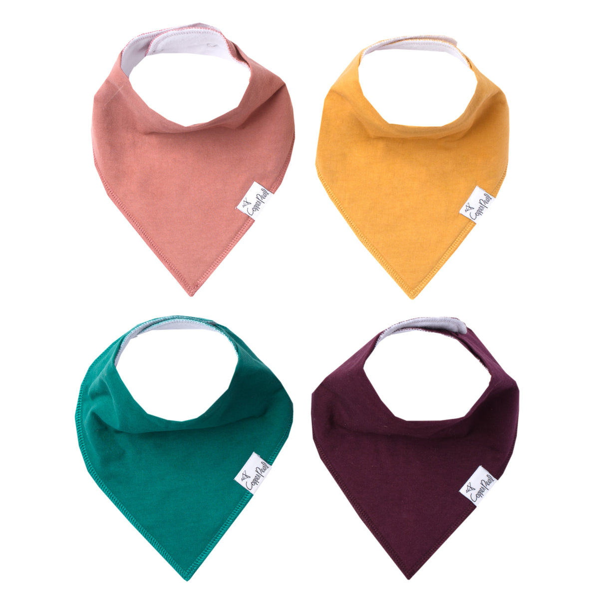 4 Pack Baby Bandana Bibs