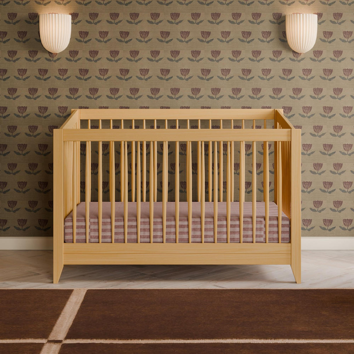 Babyletto Sprout 4-in-1 Convertible Crib with Toddler Bed Conversion Kit