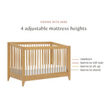 Babyletto Sprout 4-in-1 Convertible Crib with Toddler Bed Conversion Kit