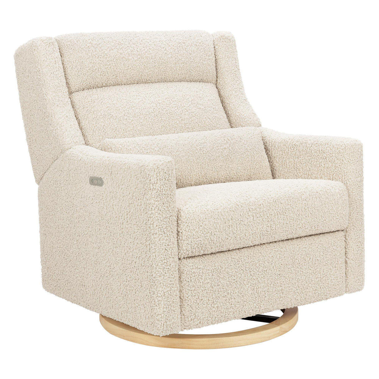 Babyletto Kiwi Plus Chair and a Half Power Recliner & Swivel Glider with Power Adjustable Headrest and USB Port