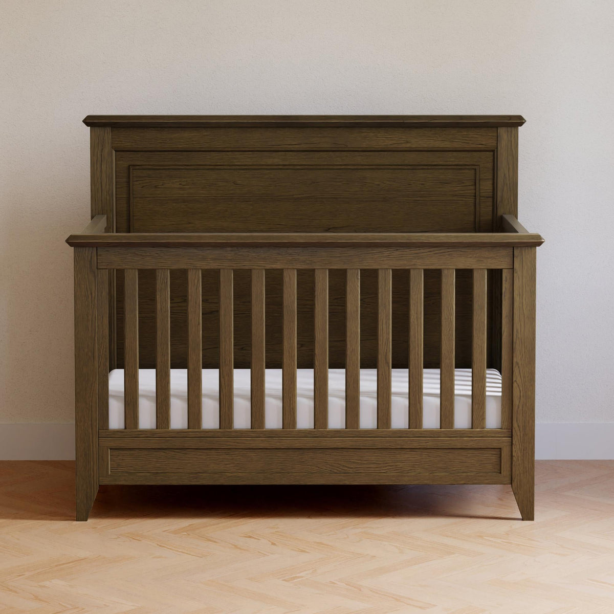 Monogram by Namesake Barrow Rustic 4-in-1 Convertible Flat Top Crib