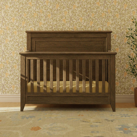 Monogram by Namesake Barrow Rustic 4-in-1 Convertible Flat Top Crib