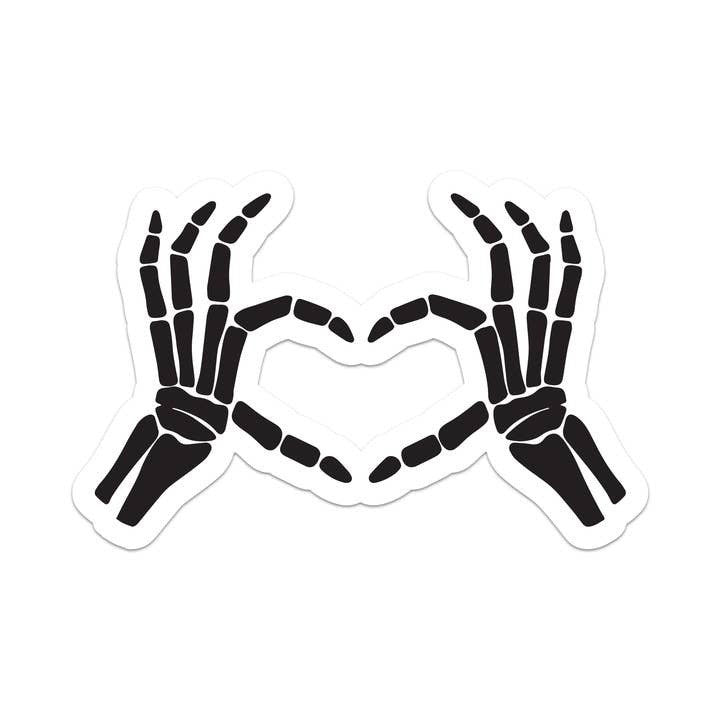 Skeleton Heart Hands
