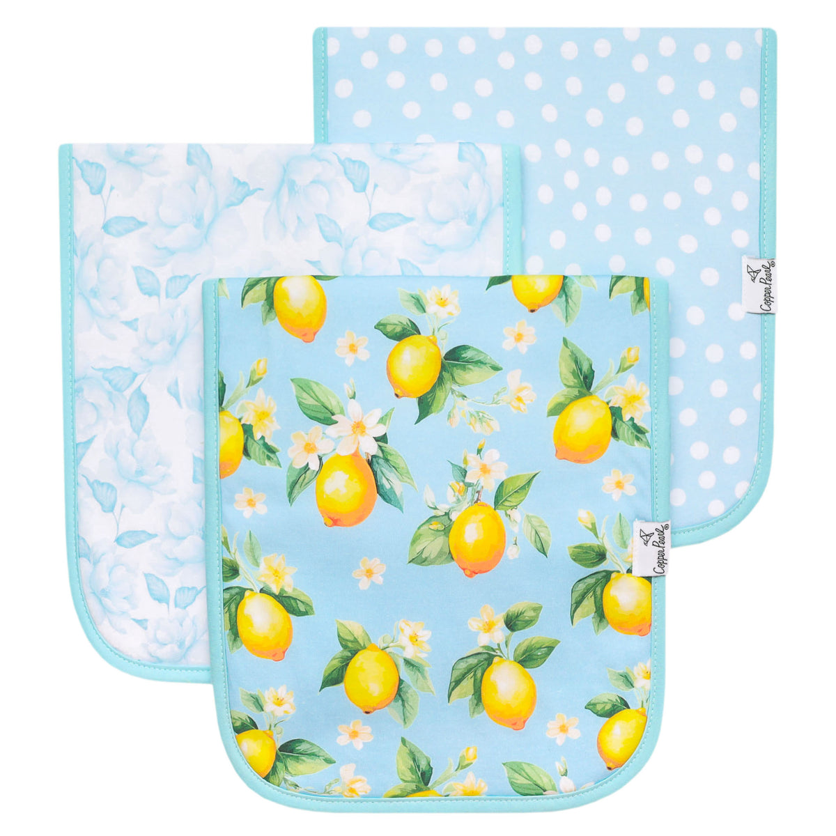 3 Pack Premium Burp Cloths