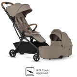 Silver Cross Nia Compact Stroller + Folding Bassinet Bundle