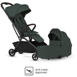 Silver Cross Nia Compact Stroller + Folding Bassinet Bundle