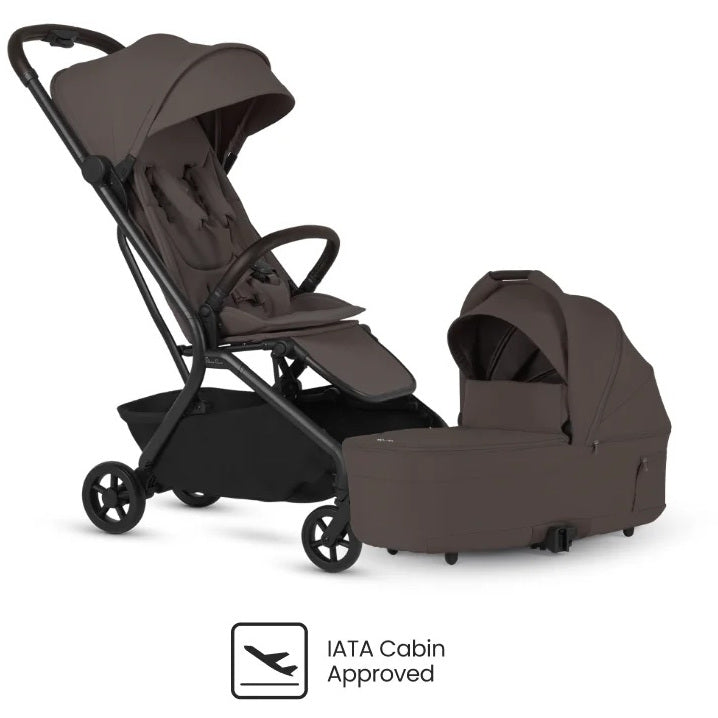 Silver Cross Nia Compact Stroller + Folding Bassinet Bundle