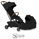Silver Cross Nia Compact Stroller + Folding Bassinet Bundle