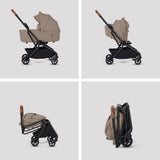 Silver Cross Nia Compact Stroller + Folding Bassinet Bundle