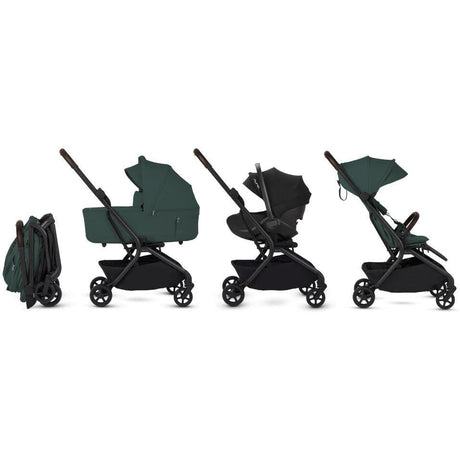 Silver Cross Nia Compact Stroller + Folding Bassinet Bundle