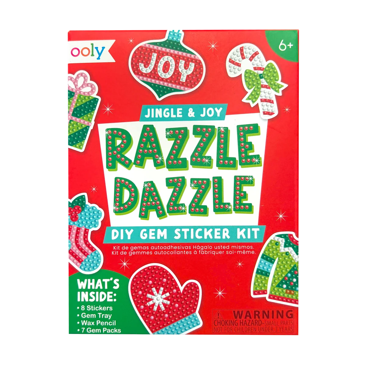Jingle & Joy Razzle Dazzle DIY Gem Sticker Kit