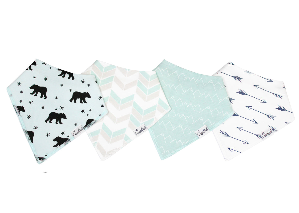 4 Pack Baby Bandana Bibs