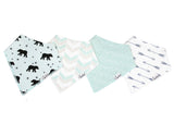 4 Pack Baby Bandana Bibs
