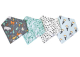 4 Pack Baby Bandana Bibs