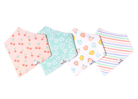 4 Pack Baby Bandana Bibs