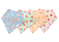 4 Pack Baby Bandana Bibs
