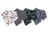 4 Pack Baby Bandana Bibs