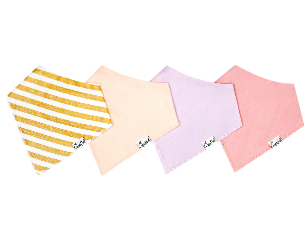 4 Pack Baby Bandana Bibs