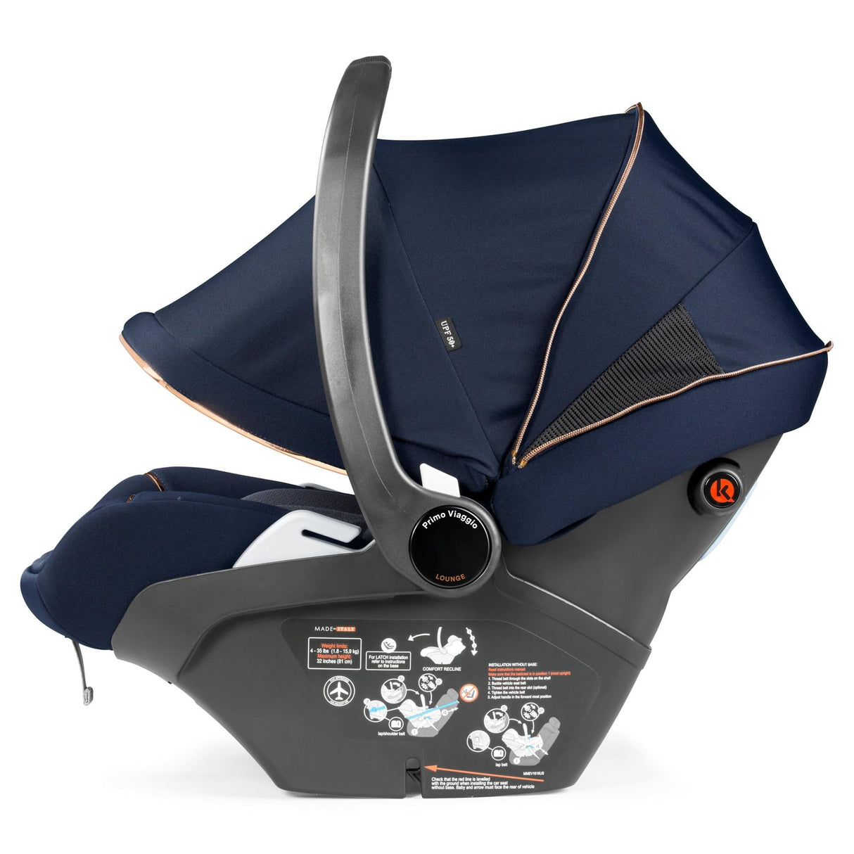 PEG Primo Viaggio Lounge Infant Car Seat + Load Leg Base
