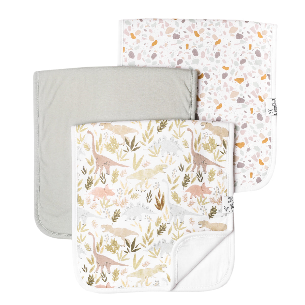 3 Pack Premium Burp Cloths