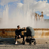 Silver Cross Breez Compact Stroller + Folding Bassinet Bundle