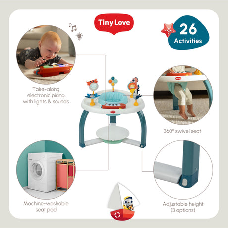 Tiny Love Tiny Mariners 5-in-1 Here I Grow Stationary Activity Center
