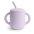 Silicone Training Cup + Straw