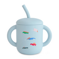 Silicone Training Cup + Straw