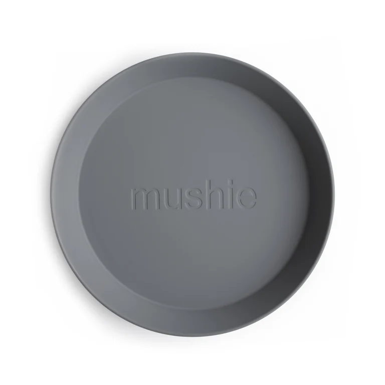 Round Dinnerware Plates, Set of 2