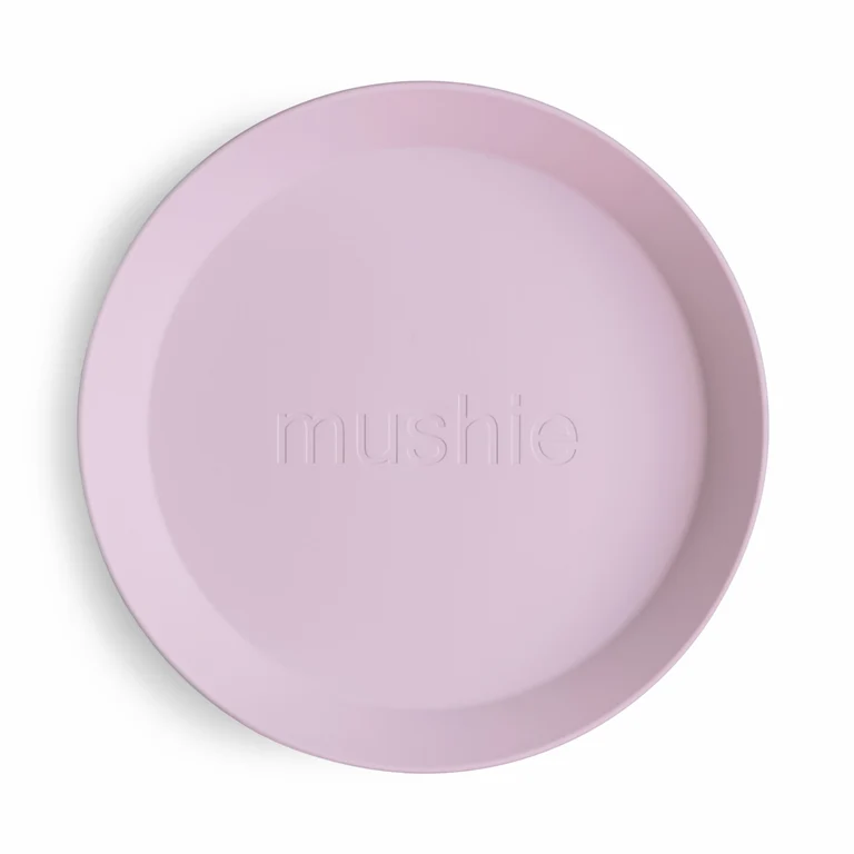 Round Dinnerware Plates, Set of 2
