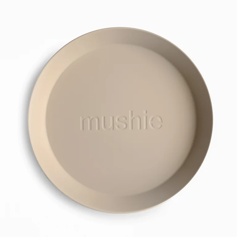 Round Dinnerware Plates, Set of 2